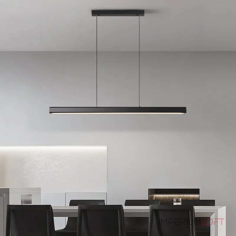 Подвесной светильник LANHU LONG Black L100 с лифтом от ImperiumLoft