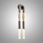 Настенный светильник BRUSH LUMEN Nickel от ImperiumLoft