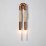 Настенный светильник BRUSH LUMEN Bronze с конским волосом от ImperiumLoft