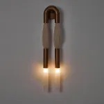 Настенный светильник BRUSH LUMEN Bronze с конским волосом от ImperiumLoft