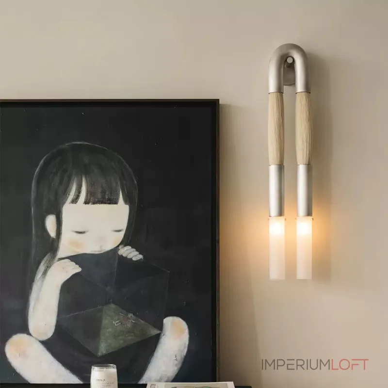 Настенный светильник BRUSH LUMEN Nickel от ImperiumLoft Настенный светильник BRUSH LUMEN Nickel от ImperiumLoft