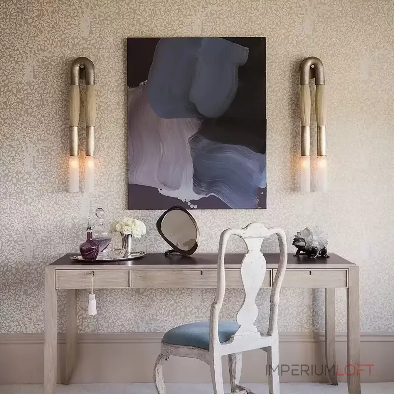 Настенный светильник BRUSH LUMEN Nickel от ImperiumLoft Настенный светильник BRUSH LUMEN Nickel от ImperiumLoft