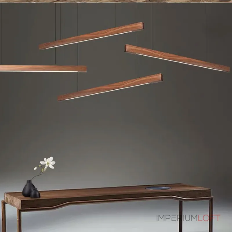 Подвесной светильник JIYI NORDIC Walnut L120 от ImperiumLoft