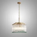 Подвесная люстра KUNYU CASANDRA D40 со стеклянными подвесками от ImperiumLoft