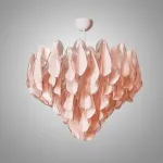 Люстра Veiled Light Pink D100 от ImperiumLoft