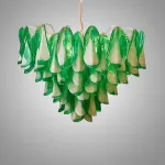 Люстра Veiled Light Green D78 от ImperiumLoft