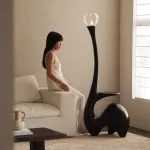 Торшер WHITY LILY Elephant оригинальной формы от ImperiumLoft