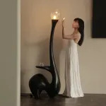 Торшер WHITY LILY Elephant оригинальной формы от ImperiumLoft