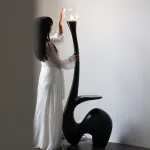 Торшер WHITY LILY Elephant оригинальной формы от ImperiumLoft