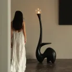 Торшер WHITY LILY Elephant оригинальной формы от ImperiumLoft