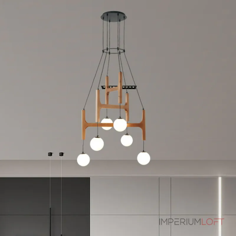 Люстра Sphere Hanger Brown P6 от ImperiumLoft Люстра Sphere Hanger Brown P6 от ImperiumLoft