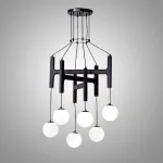 Люстра Sphere Hanger Black P6 от ImperiumLoft