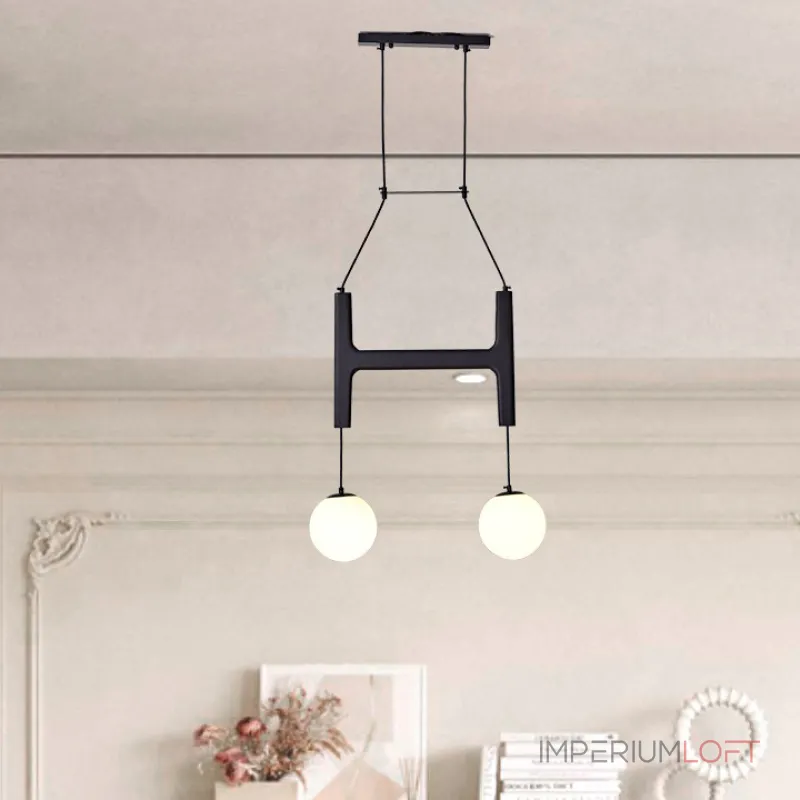 Люстра Sphere Hanger Black P2 от ImperiumLoft
