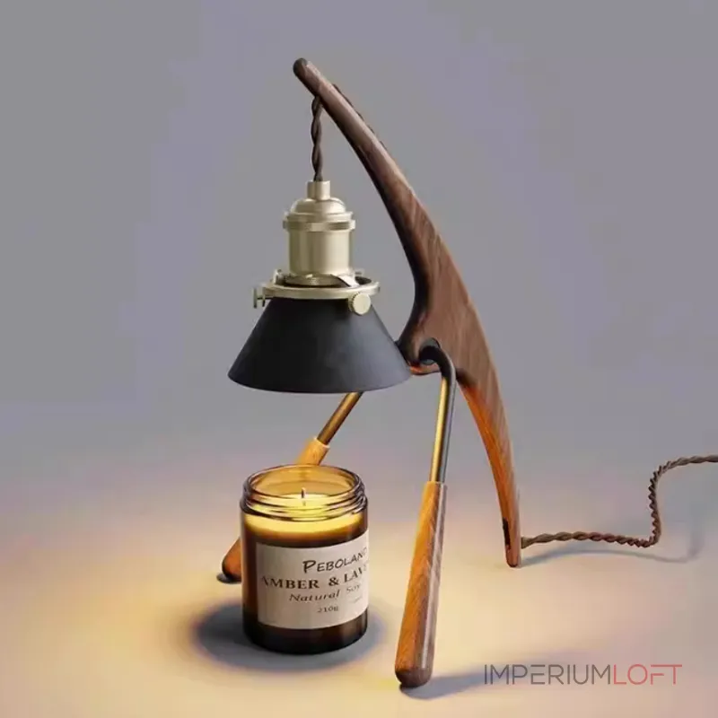 Настольная лампа Amber Tend для ароматических свечей с треногой от ImperiumLoft