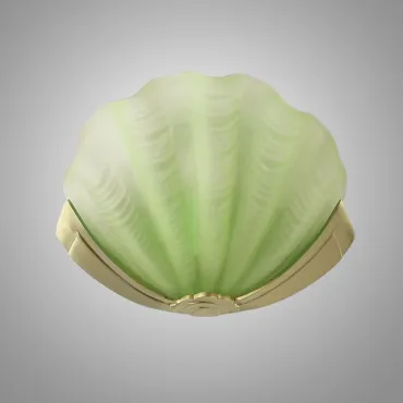 Настенный светильник Glass Shell Green