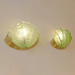 Настенный светильник Glass Shell Green от ImperiumLoft