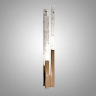 Торшер Trio Aura Gold имитация мрамора Торшер Trio Aura Gold имитация мрамора