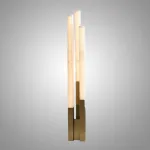 Торшер Trio Aura Gold мрамор от ImperiumLoft