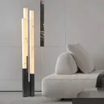 Торшер Trio Aura Black мрамор от ImperiumLoft