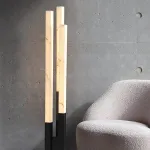 Торшер Trio Aura Black мрамор от ImperiumLoft