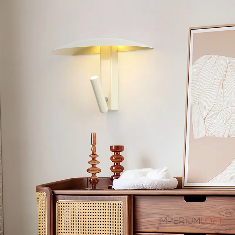 Настенный светильник Dome Beam White от ImperiumLoft