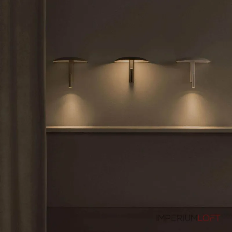 Настенный светильник Dome Beam Black от ImperiumLoft