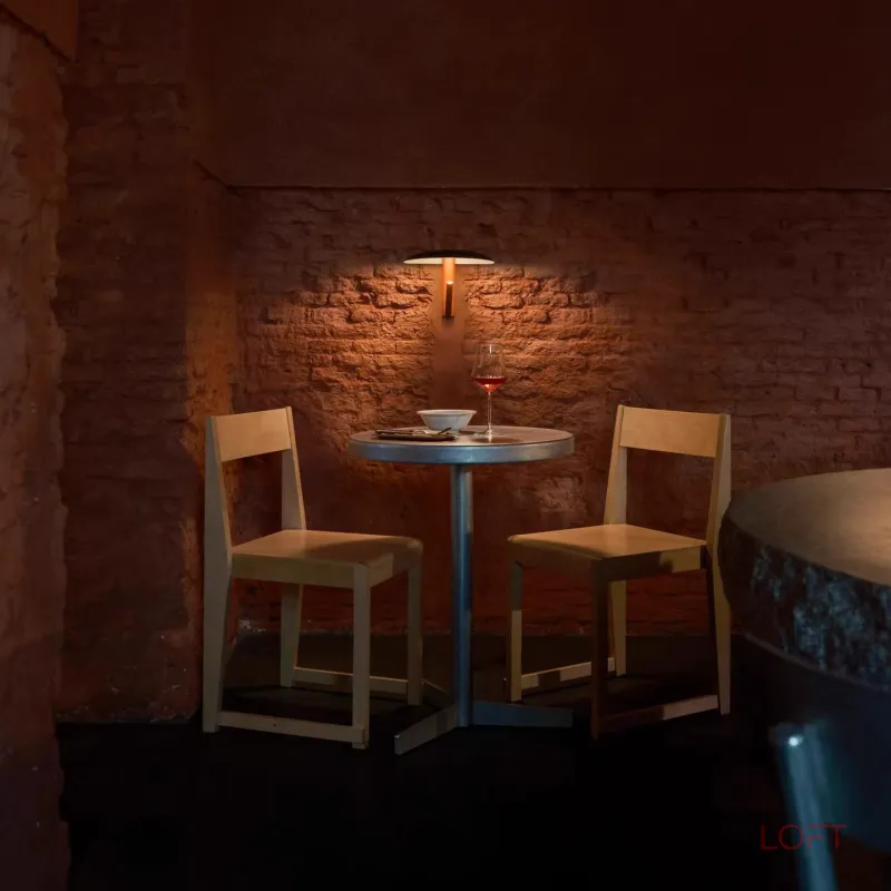 Настенный светильник Dome Beam Black от ImperiumLoft