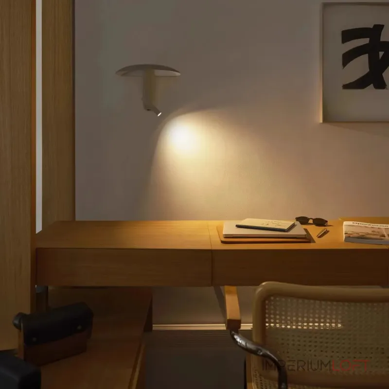 Настенный светильник Dome Beam White от ImperiumLoft