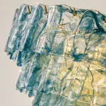 Подвесная люстра PETAL GLASS Blue D50 со стеклянными плафонами от Vinsa