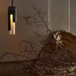 Подвесной светильник Stone Drop B с мраморными плафоном от Vinsa