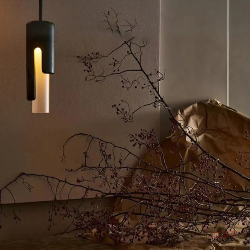 Подвесной светильник Stone Drop B с мраморными плафоном от Vinsa