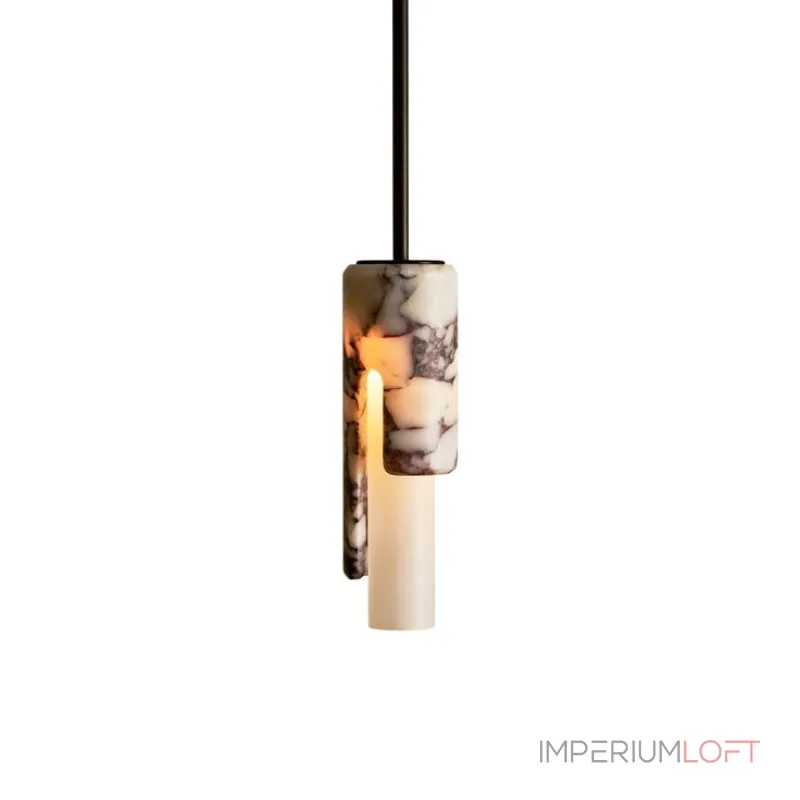 Подвесной светильник Stone Drop A с мраморными плафоном от Vinsa