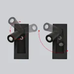 Настенный светильник Zhongy Gold с поворотным плафоном от Vinsa