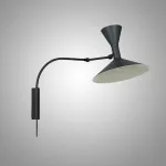 Настенный светильник Duo Play Black с гибким механизмом от Vinsa