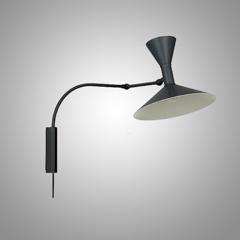 Настенный светильник Duo Play Black с гибким механизмом от Vinsa Настенный светильник Duo Play Black с гибким механизмом от Vinsa