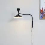 Настенный светильник Duo Play Black с гибким механизмом от Vinsa
