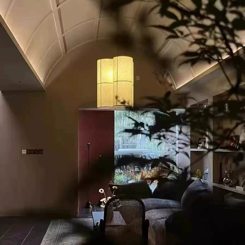 Подвесной светильник Laury с текстильным плафоном от VINSA