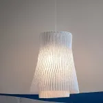 Подвесной светильник Elegant Pleat B с фактурным плафоном от VINSA