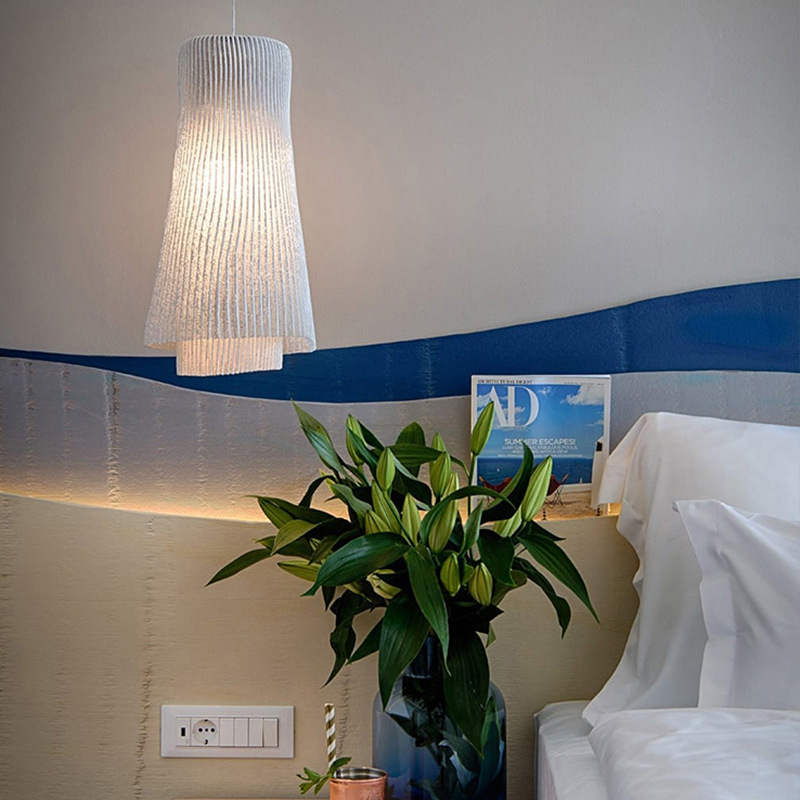 Подвесной светильник Elegant Pleat B с фактурным плафоном от VINSA Подвесной светильник Elegant Pleat B с фактурным плафоном от VINSA