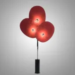 Торшер Aurora Triad Red оригинальной формы от Vinsa