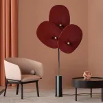 Торшер Aurora Triad Red оригинальной формы от Vinsa