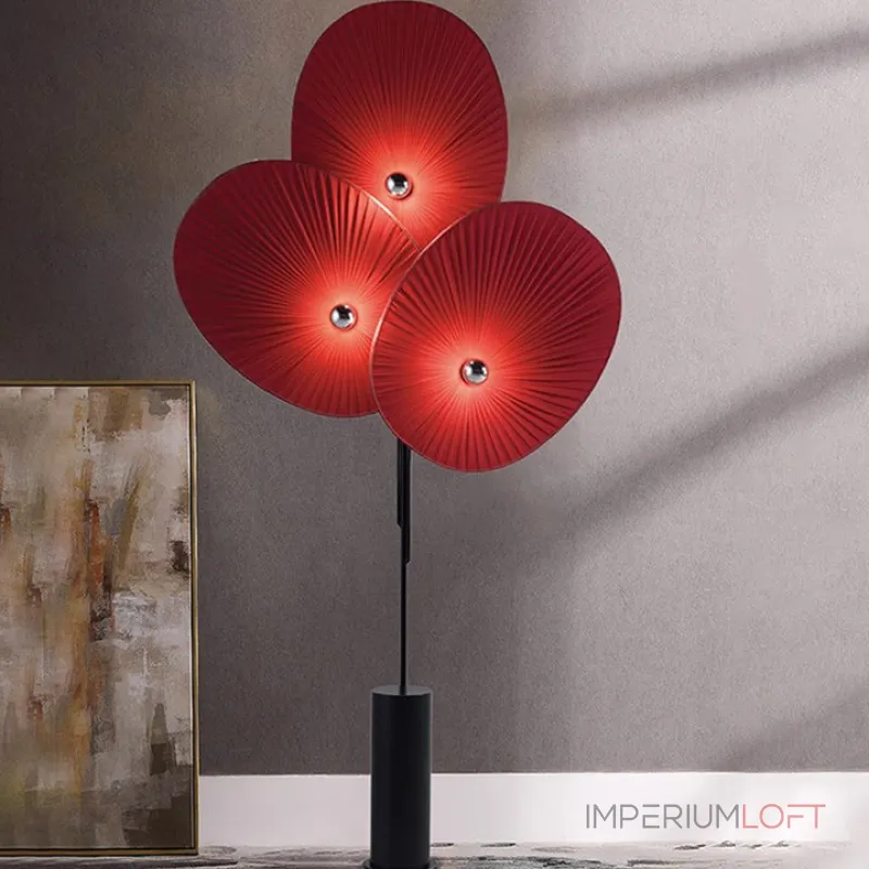 Торшер Aurora Triad Red оригинальной формы от Vinsa