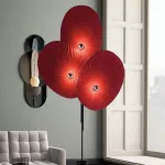 Торшер Aurora Triad Red оригинальной формы от Vinsa