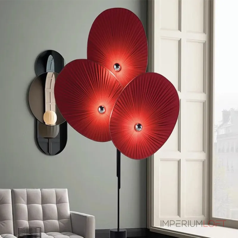 Торшер Aurora Triad Red оригинальной формы от Vinsa