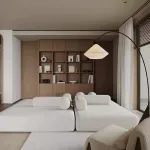 Торшер Soft Arc с изящным основанием от Vinsa