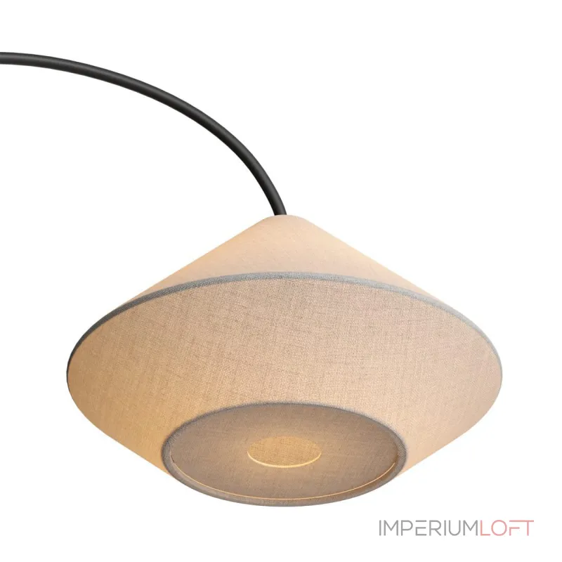 Торшер Soft Arc с изящным основанием от Vinsa