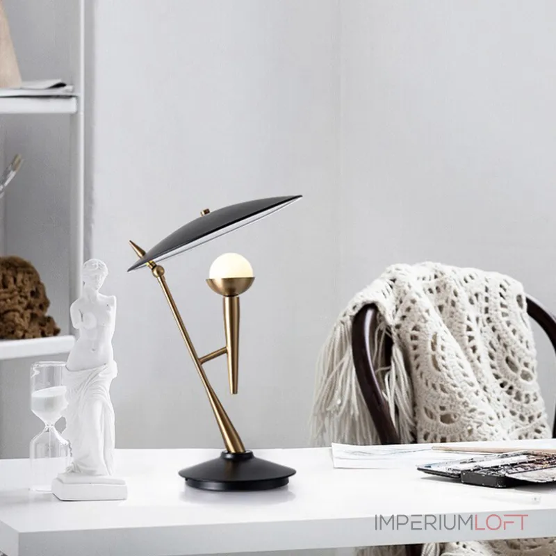 Настольная лампа Songlan Disk оригинальной формы от Vinsa