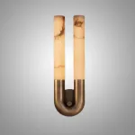 Настенный светильник Sleek Grip B Copper с мраморными плафонами от Vinsa