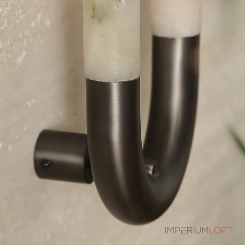 Настенный светильник Sleek Grip A с мраморными плафонами от Vinsa