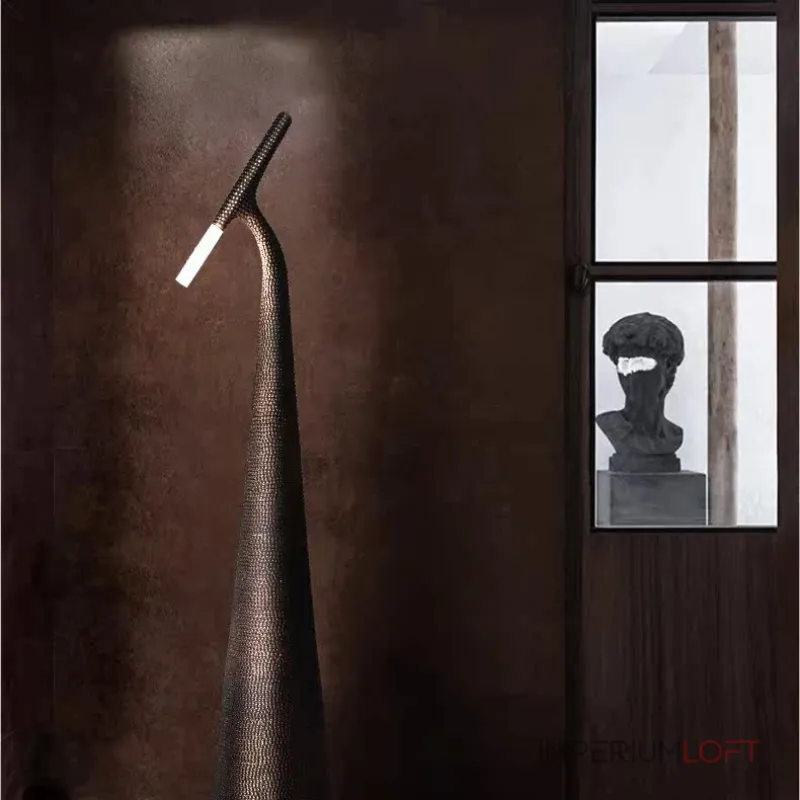 Торшер Chic Sweep с оригинальным фактурным основанием от Vinsa